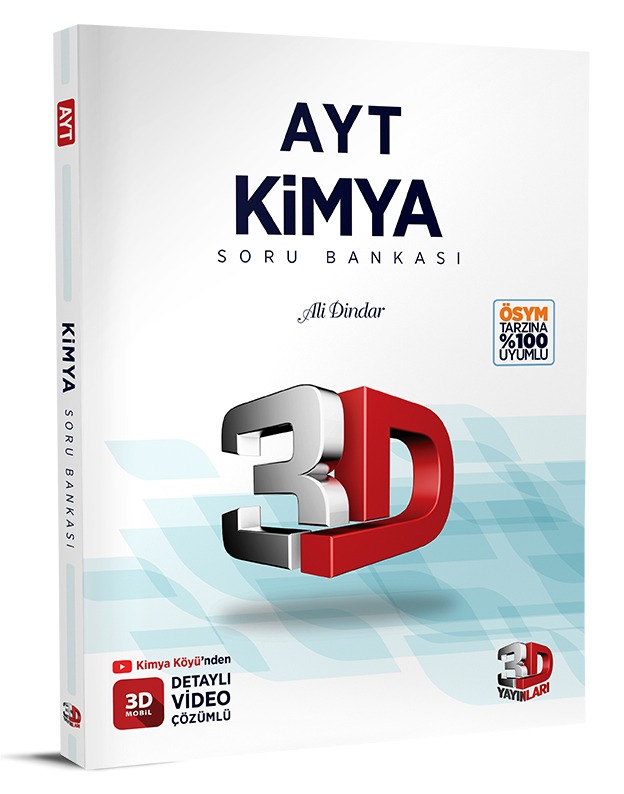 3D Yayınları AYT Kimya Soru Bankası
