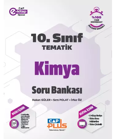 Çap Yayınları 10. Sınıf Kimya Soru Bankası