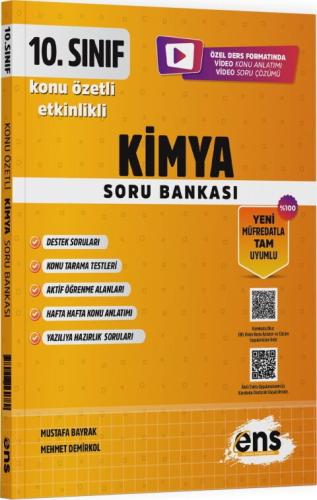 ENS 10. Sınıf Kimya Etkinlikli Soru Bankası 2026